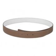 Pre-owned Leather belts Hermès Vintage , Gray , Dames