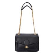 Pebbled Small Bradley Tas Ralph Lauren , Black , Dames