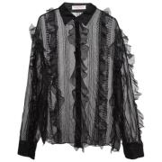 Pre-owned Fabric tops Valentino Vintage , Black , Dames