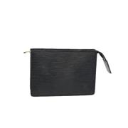 Pre-owned Leather louis-vuitton-bags Louis Vuitton Vintage , Black , D...