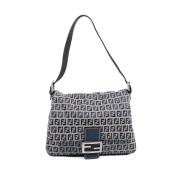 Pre-owned Canvas fendi-bags Fendi Vintage , Blue , Dames