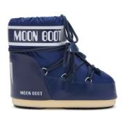 Blauwe Icon Low Nylon Laarzen Moon Boot , Blue , Heren