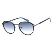 Blauwe Plastic Zonnebril voor Mannen Guess , Blue , Heren