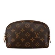 Pre-owned Canvas louis-vuitton-bags Louis Vuitton Vintage , Brown , Da...