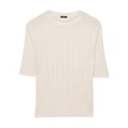 Crisp Rayon T-shirt Ivoor Joseph , Beige , Heren