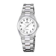 Elegante Stalen Quartz Horloge Festina , Gray , Dames