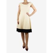 Pre-owned Wool dresses Dior Vintage , Beige , Dames