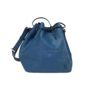 Pre-owned Leather louis-vuitton-bags Louis Vuitton Vintage , Blue , Da...