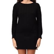 Zwarte Trui Sweater Twinset , Black , Dames