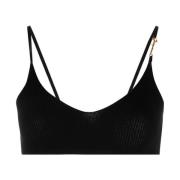 Zwarte Pralu Haarband Jacquemus , Black , Dames