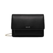 Zwarte Crossbody Tas E0002 Liu Jo , Black , Dames