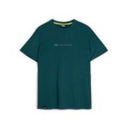 Urban Printed T-shirt in Petroleum Munich , Green , Heren