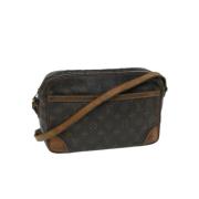 Pre-owned Canvas louis-vuitton-bags Louis Vuitton Vintage , Brown , Da...