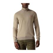 Beige Turtleneck Viscose Sweater Scotch & Soda , Beige , Heren