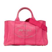 Pre-owned Canvas prada-bags Prada Vintage , Pink , Dames