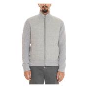 Wollen Bimateriaal Ritsjas Effen Voering Gran Sasso , Gray , Heren