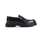 Zwarte Leren Loafers Stijlvolle Comfortabele Schoenen Tod's , Black , ...