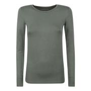 Groene Viscose Elastaan T-shirts en Polos Majestic Filatures , Green ,...