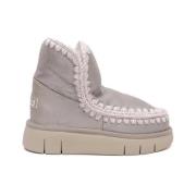 Grijze Eskimo Laars Collectie AW 2024/2025 Mou , Gray , Dames