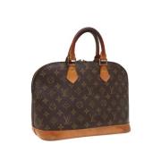 Pre-owned Canvas louis-vuitton-bags Louis Vuitton Vintage , Brown , Da...