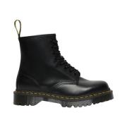 Platform Leren Laarzen in Pisa-stijl Dr. Martens , Black , Heren