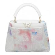 Pre-owned Fabric handbags Louis Vuitton Vintage , White , Dames