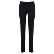 Blauwe Slim Fit Broek van Wolmix PT Torino , Blue , Heren