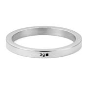 Lint Ring Handgemaakt in Frankrijk Le Gramme , Gray , Unisex