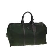 Pre-owned Nylon prada-bags Prada Vintage , Green , Dames