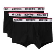 Katoenen Slip Moschino , Black , Heren