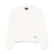 Esther Aad Pullover A.p.c. , Beige , Dames