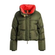 Korte donsjas met cropped snit Parajumpers , Green , Dames