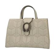 Pre-owned Leather gucci-bags Gucci Vintage , Beige , Dames