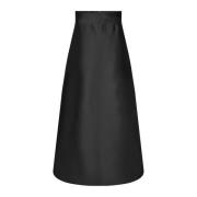 Zwarte A-Lijn Taffeta Rok Dea Kudibal , Black , Heren