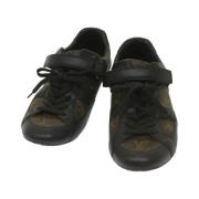 Pre-owned Canvas sneakers Louis Vuitton Vintage , Black , Dames