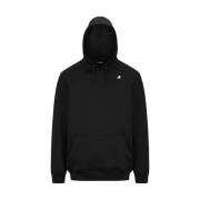 Zwarte Pure Hoodie K-Way , Black , Heren