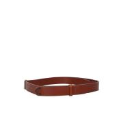 Verstelbare Bruine Leren Riem Orciani , Brown , Heren