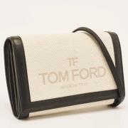 Pre-owned Canvas wallets Tom Ford Pre-owned , Beige , Dames