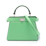 Pre-owned Leather fendi-bags Fendi Vintage , Green , Dames