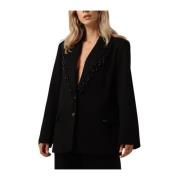 Anna-bl Zwarte Blazers voor Dames Harper & Yve , Black , Dames