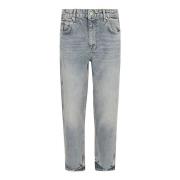 Straight Leg Jeans Represent , Blue , Heren