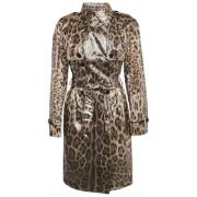 Pre-owned Silk outerwear Dolce & Gabbana Pre-owned , Brown , Dames