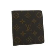 Pre-owned Coated canvas wallets Louis Vuitton Vintage , Brown , Dames