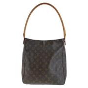 Pre-owned Canvas louis-vuitton-bags Louis Vuitton Vintage , Brown , Da...