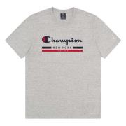 Ronde hals T-shirt Champion , Gray , Heren