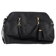 Pre-owned Leather handbags Ralph Lauren Pre-owned , Black , Dames