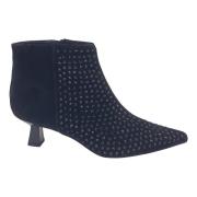 Fluwelen enkellaars met studs Castañer , Black , Dames