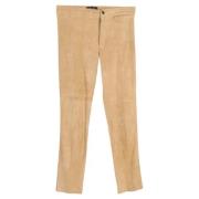 Pre-owned Suede bottoms Isabel Marant Pre-owned , Beige , Dames