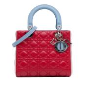 Pre-owned Leather dior-bags Dior Vintage , Red , Dames