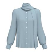 Blouse en overhemden, 100% samenstelling Emme DI Marella , Blue , Dame...